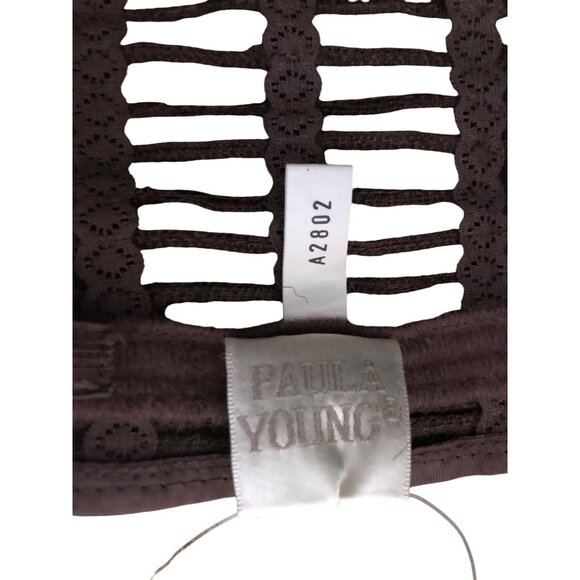 Paula Young Cassidy Short Brown Curly Synthetic Wig Color 8 Hair Layered Shag - Picture 12 of 12